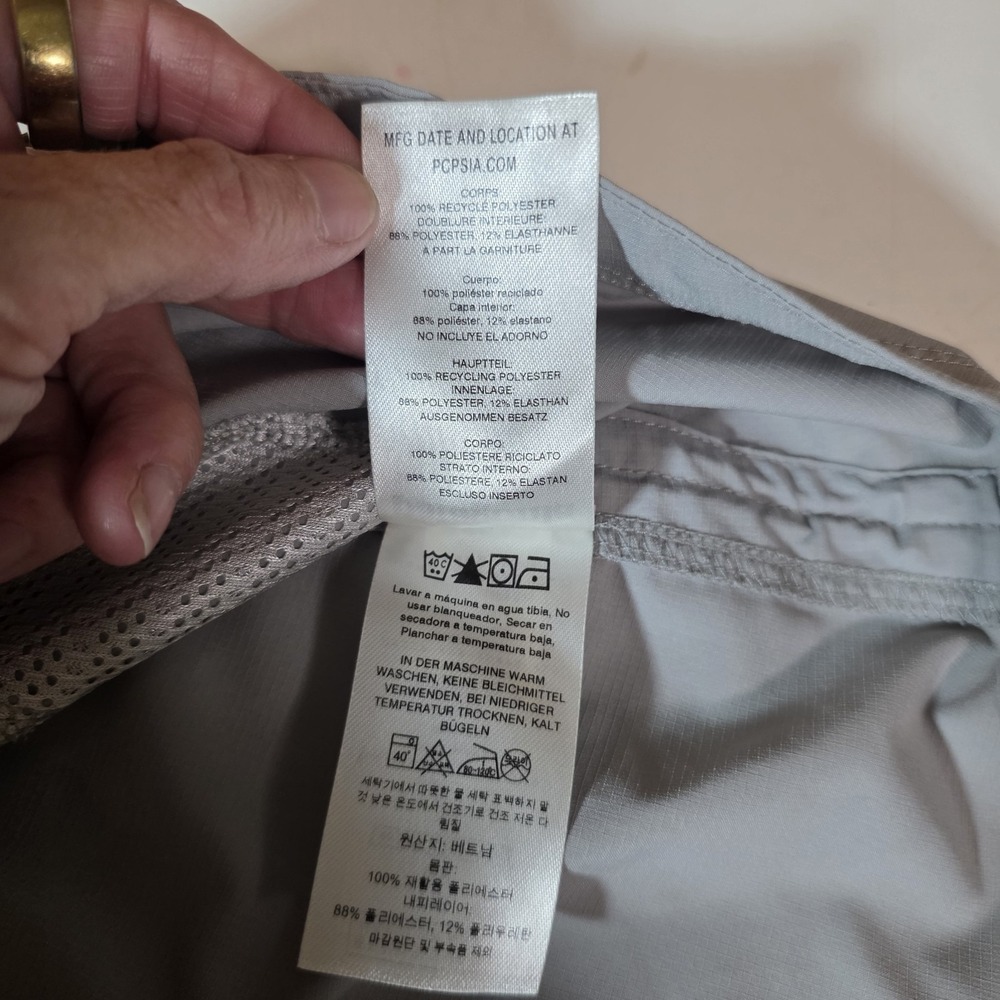 Patagonia Women's‎ Tech Skort Skirt Pull On Outdoor Hiking Fishing Gray Size XS - Picture 7 of 10